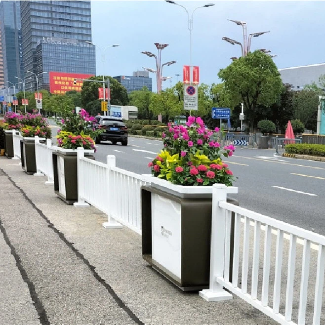 Municipal Flower Box Guardrail